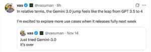 Google CEO Hints at Upcoming Release of Gemini 3.0 Pro Next Week